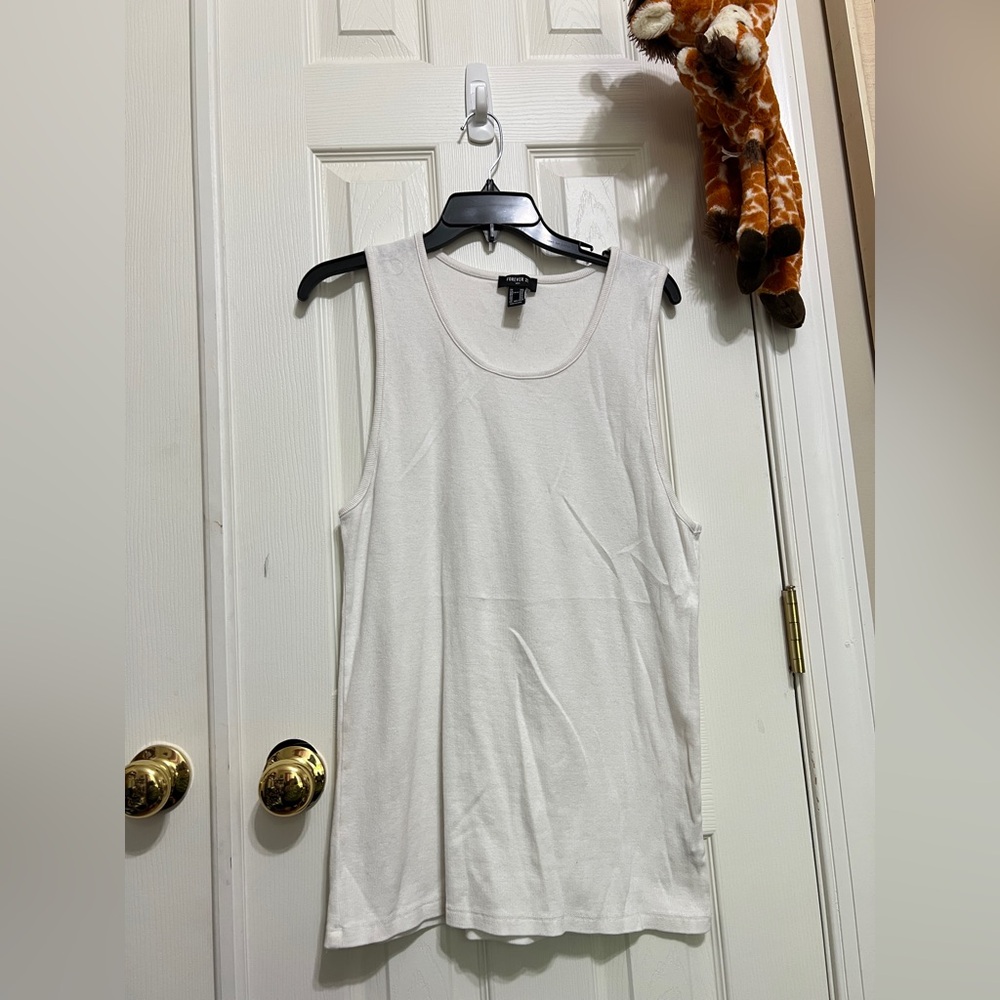 Forever 21 White Tank Top